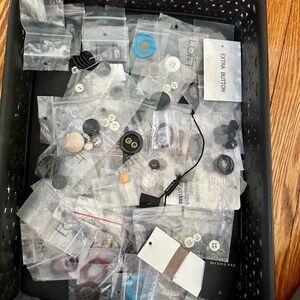 Assorted Sewing Buttons Collection - Mixed Colors and Styles